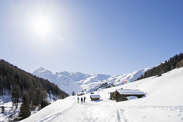 Skitourenwanderung im Rojental Skitourenwanderung im Rojental
