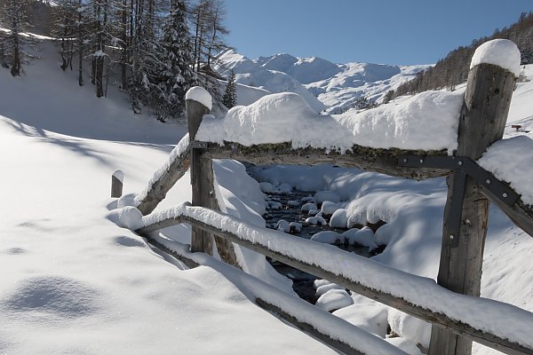 Winterlandschaft im Rojental Winterlandschaft im Rojental