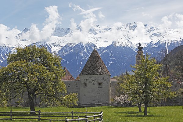 Mittelalterliche Stadt Glurns im Visnchgau
