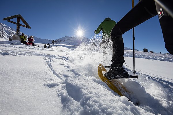 Schneeschuhwanderung im Obervinschgau bei besten Verhältnissen